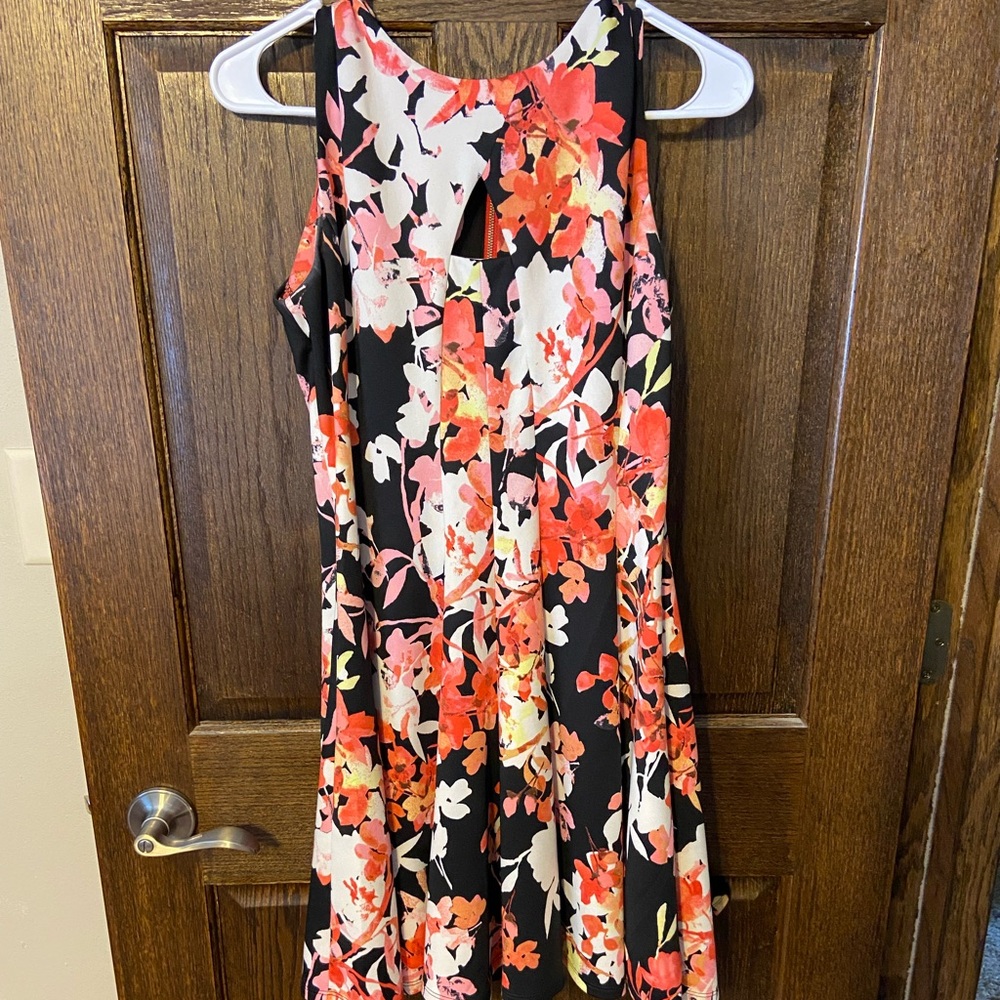 Floral Fit and Flare dress